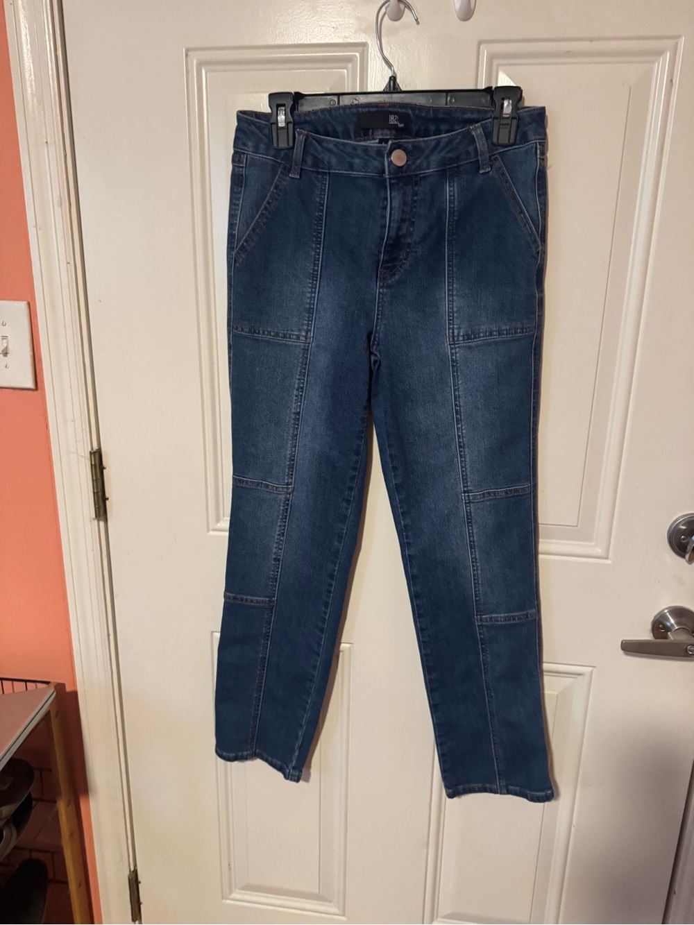 1822 Denim Dark Blue Ankle-Seam Cropped Jeans